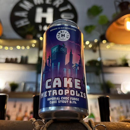 CAKE METROPOLIS - Imperial Choc, Fudge Cake Stout 8.1% (12 x 440ml)