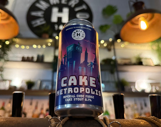 CAKE METROPOLIS - Imperial Choc, Fudge Cake Stout 8.1% (12 x 440ml)