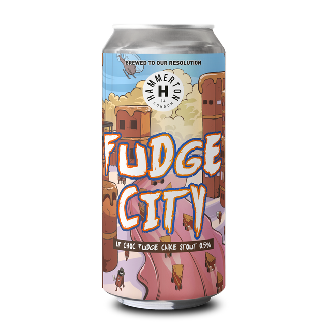 Fudge City Alcohol Free Choc Fudge Cake Stout 0.5% (12 x 440ml)