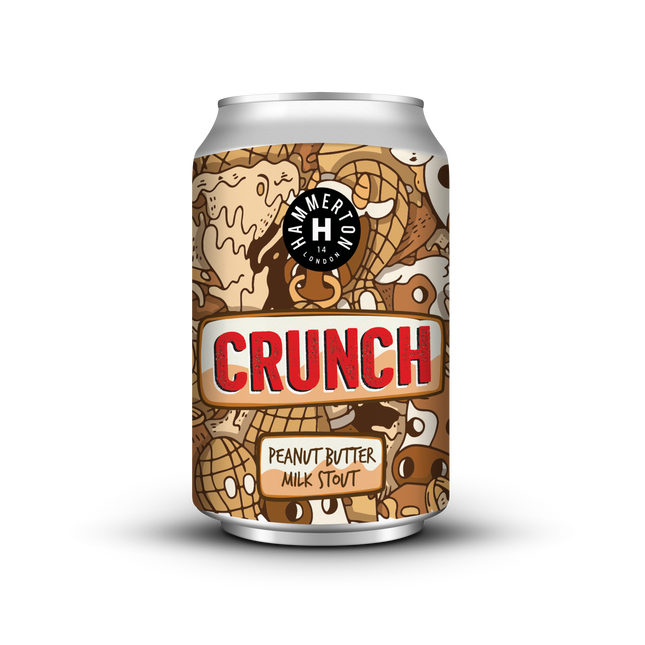 Crunch Peanut Butter Stout 5.3% (24 x 330ml)