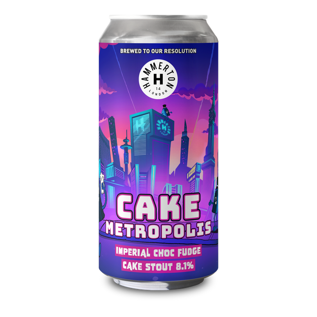 CAKE METROPOLIS - Imperial Choc, Fudge Cake Stout 8.1% (12 x 440ml)