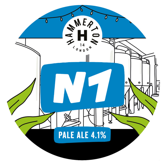 N1 Pale Ale 1.4% – Cask (9g)