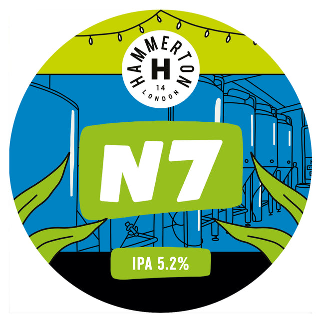 N7 IPA 5.2% – 30L Sankey Keg