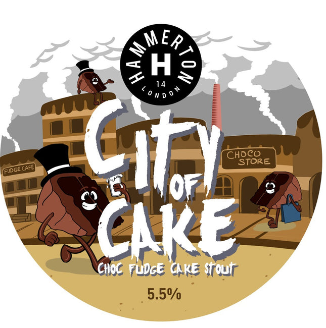City of Cake Chocolate Fudge Cake Stout 5.5% – 30L Sankey Keg