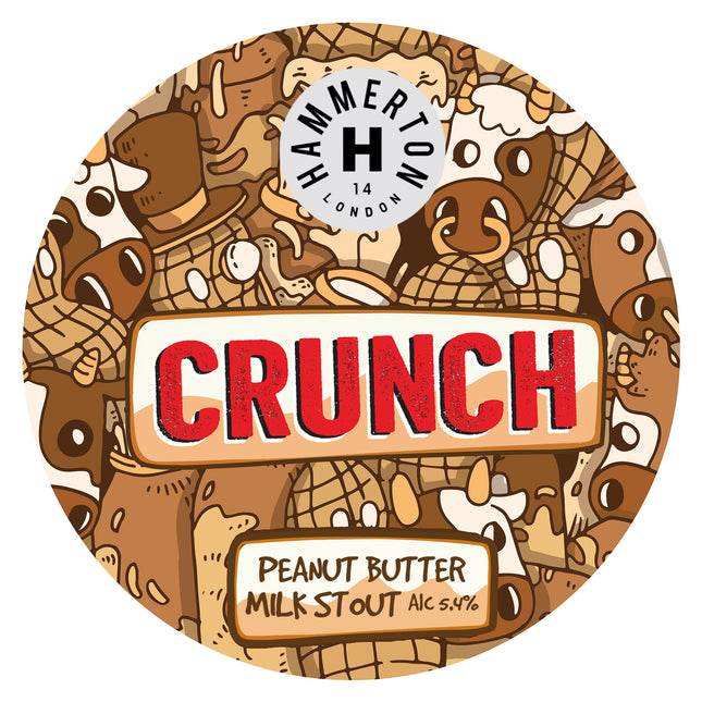 Crunch Peanut Butter Stout 5.3% – 30L Sankey Keg