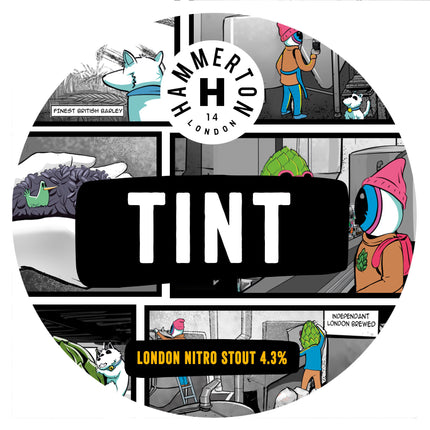 Tint London Nitro Dry Stout 4.3% – 30L Sankey Keg