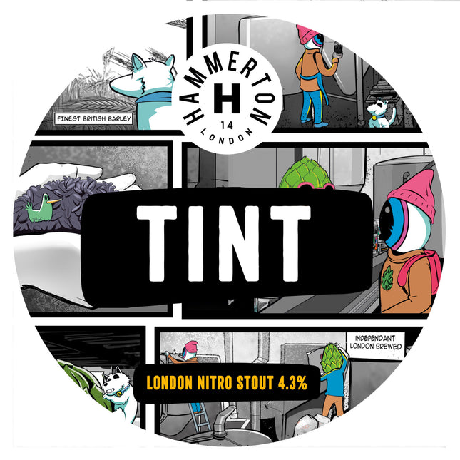 Tint London Nitro Dry Stout 4.3% – 30L Sankey Keg